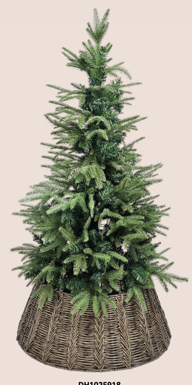 Woven Christmas Tree Skirt, Plastic 24