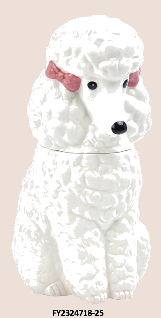 Poodle Cookie Jar 6