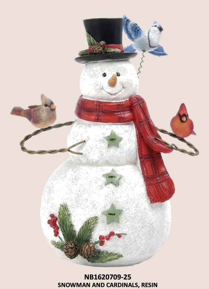 Snowman And Cardinals 7