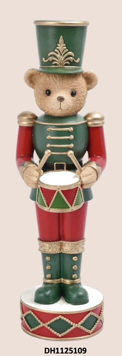 Teddy Bear Nutcracker with Drum 4