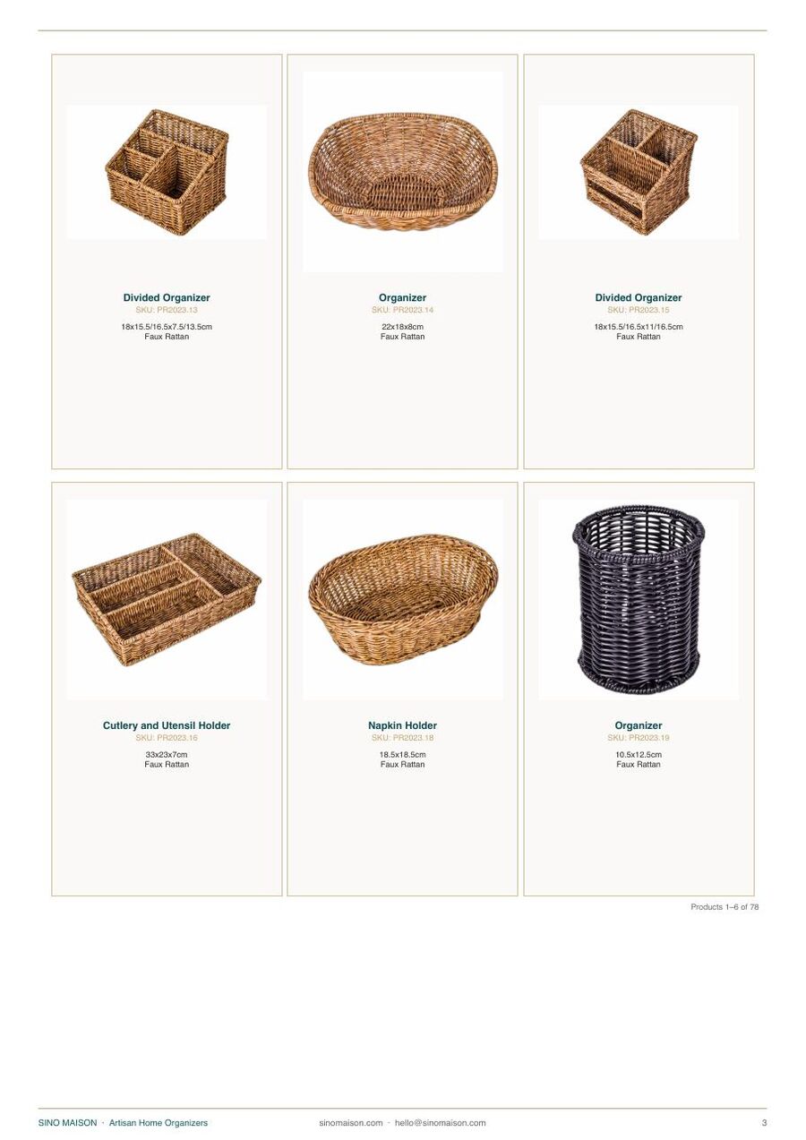 Faux rattan organizer 2