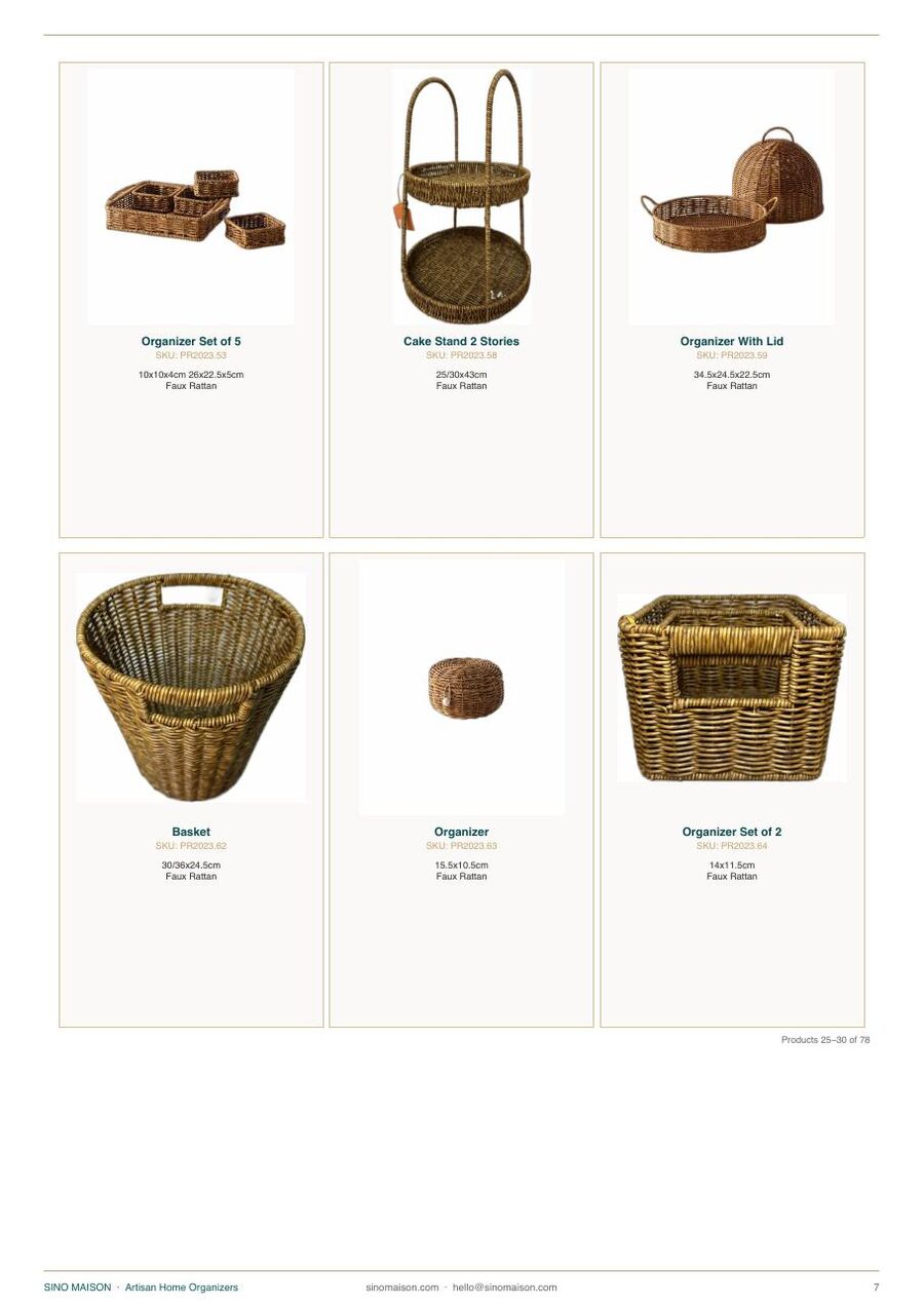 Faux rattan organizer 6