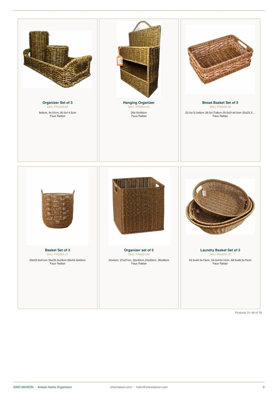 Faux rattan organizer 7