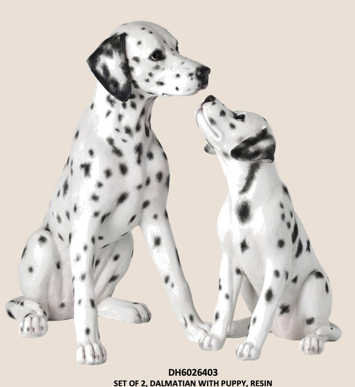 Set Of 2, Dalmatian With Puppy 10