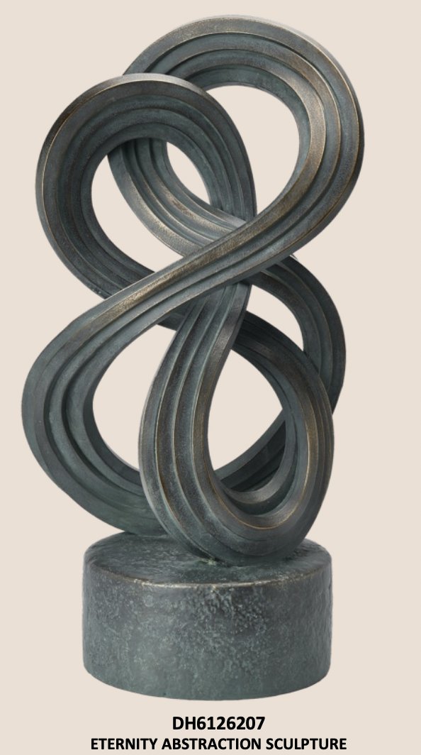 Eternity Abstraction Sculpture With Base 16