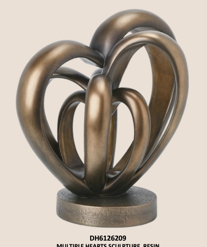 Multiple Hearts Sculpture 18
