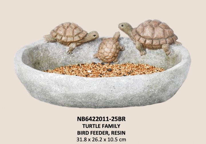 Turtle Family Bird Feeder 12